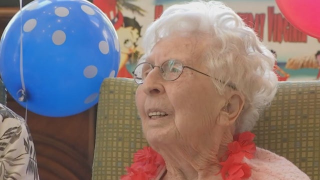 WWII nurse celebrates 100th birthday