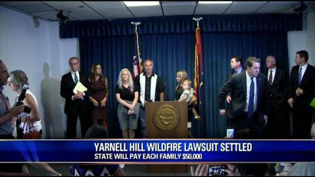 Families, Arizona settle suit in deaths of 19 firefighters