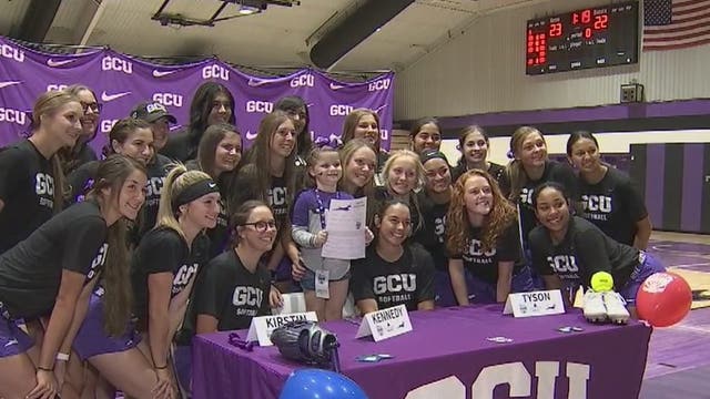 Valley girl with cystic fibrosis drafted onto GCU softball team
