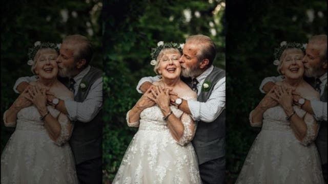 Couple marks 60th anniversary with special photo shoot by granddaughter