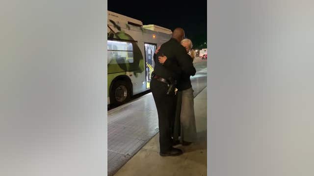 Subway singer meets LAPD officer who shot viral video of her