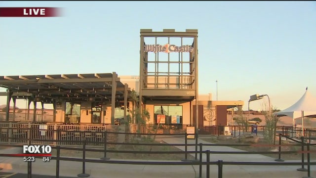 Residents line up early for opening of first White Castle in Arizona