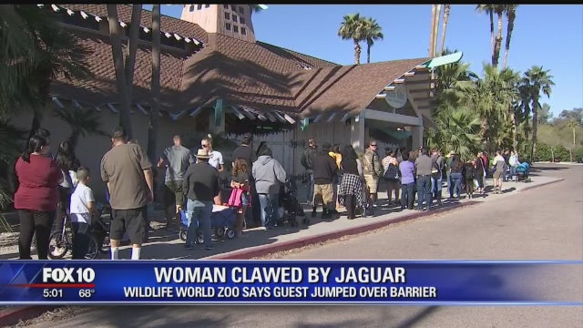 FD: Woman crossed barrier, attacked by jaguar while taking a selfie at Wildlife World Zoo