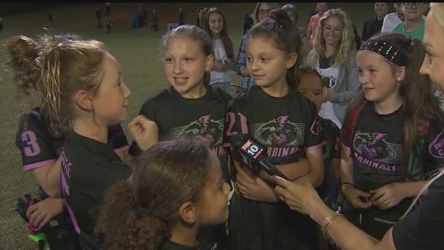 Flag football program brings boy and girls onto the field
