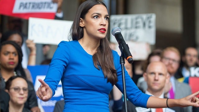 Woman at Ocasio-Cortez event suggests 'eating babies' to end climate change