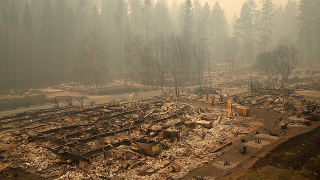 Local Red Cross volunteers helping Northern California fire victims
