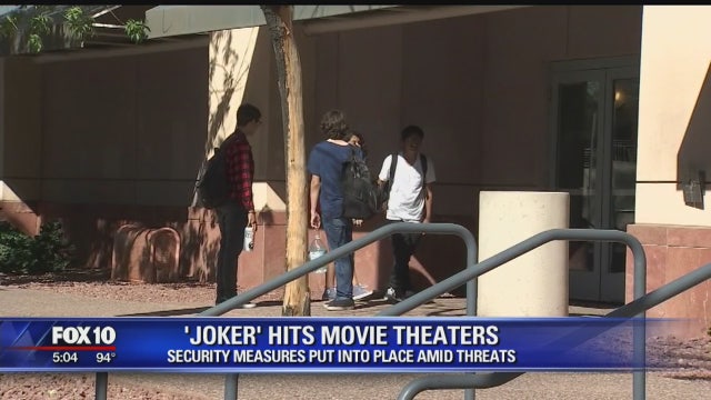 Extra security at theatres for "Joker" movie opening