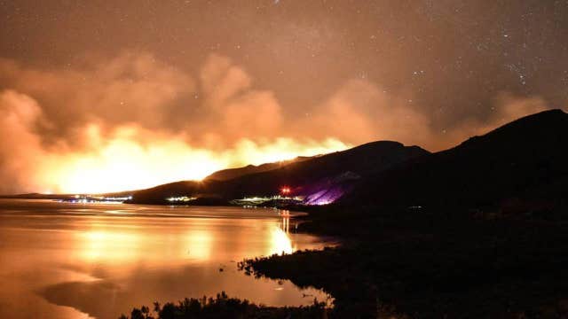 First weekend at Roosevelt lake after evacuation orders were lifted