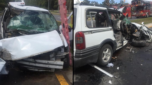 'The devil can't hurt you': Mom tries to kill kids by driving into tree, police say