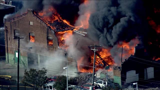 Fire at West Philly auto body shop under control after prompting school evacuation