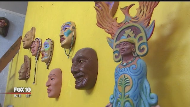 Valley man creates works of art with masks