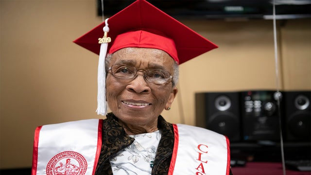 99-year-old WWII veteran gets birthday wish to walk across stage at commencement