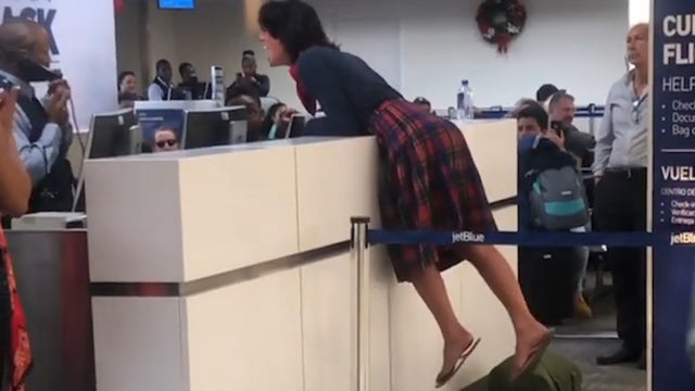 Irate passenger arrested at Florida airport for threatening JetBlue crew member