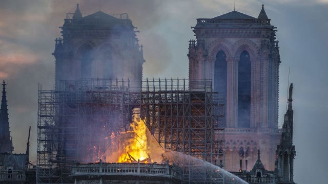 Notre Dame Cathedral fire: Cross remains, historic artwork and religious relics safe from damage