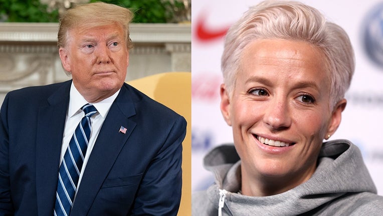 Trump Says Us Soccer Star Megan Rapinoes Protest During National Anthem Is Wrong 