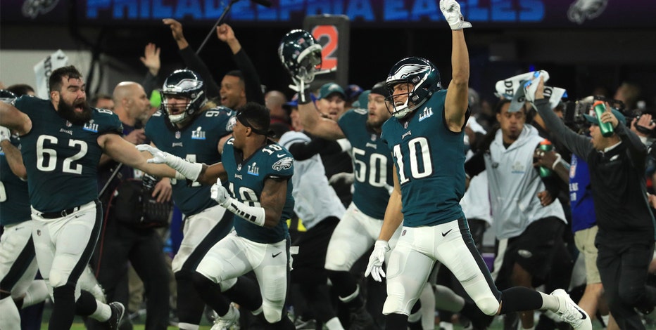 Eagles topple mighty Patriots, 41-33, to win first Super Bowl