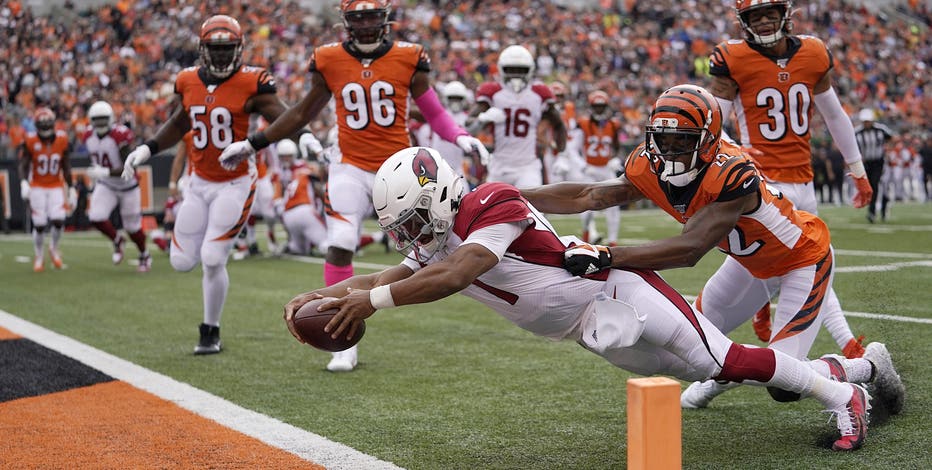 Kyler Murray leads Cardinals to 1st win, 26-23 over Bengals