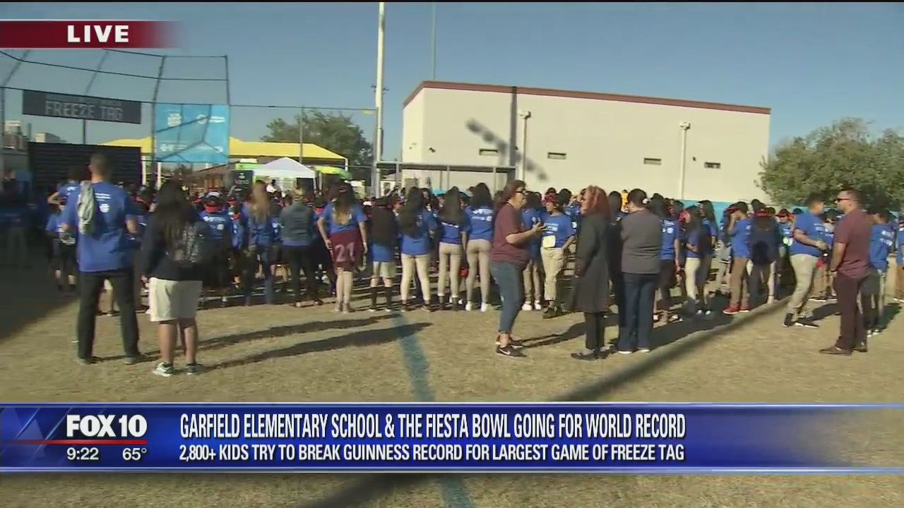 2 800 Valley Kids Try To Break World Record For Largest Game Of Freeze 2 800 Valley Kids Try To Break World Record For Largest Game Of Freeze