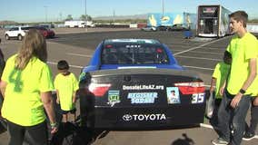 Valley organ donor honored by NASCAR driver