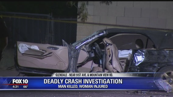 Glendale Police: Speed and impairment factors in fatal single-vehicle crash