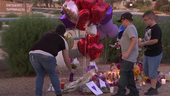 Dozens gather to remember 12-year-old killed after being hit by a bus