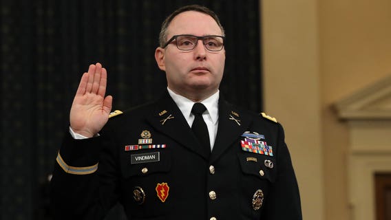 ‘I will be fine telling the truth’: Lt. Col. Vindman issues moving statement at impeachment hearing