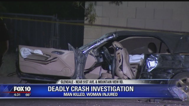 Glendale Police: Speed and impairment factors in fatal single-vehicle crash