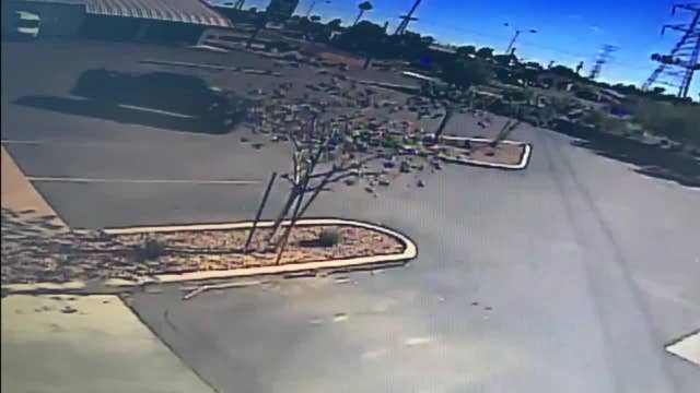 Search for suspect who drilled holes in delivery van gas tanks in Mesa
