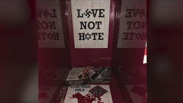 Authorities investigating posters with swastikas found on ASU campus in Tempe