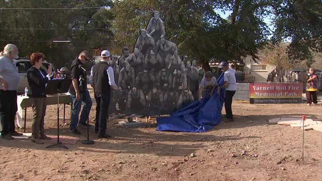 Fallen Granite Mountain Hotshot crews honored with new memorial