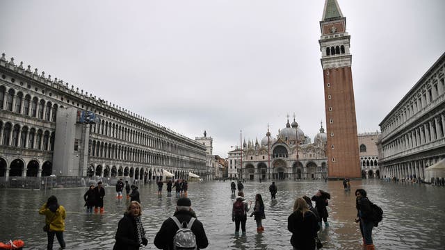 Venice ‘on its knees’ after second-worst flood ever recorded