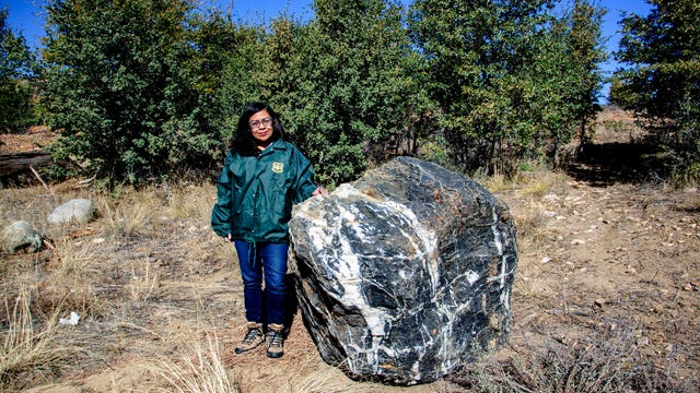1-ton boulder known as Wizard Rock reappears in Prescott National Forest