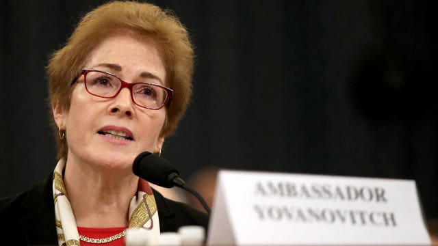 Ousted ambassador Marie Yovanovitch calls slew of Trump tweets during testimony 'very intimidating'