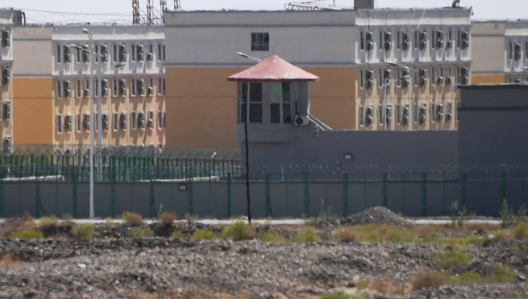 Pictured is the Artux City Vocational Skills Education Training Service Center, believed to be a re-education camp where mostly Muslim ethnic minorities are detained in China's northwestern Xinjiang region.