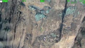 Body camera footage shows base jumper being rescued off Superstition Mountains