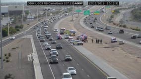 Goodyear Police investigating shooting along Loop 303 that injured a driver