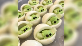 Baby Yoda deviled eggs will bring The Force to your New Year’s soiree