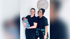 Lesbian couple 1st to carry baby in both of their wombs through ‘shared motherhood’ treatment