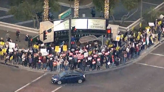 Protest in Phoenix, other U.S. cities as Trump impeachment vote looms