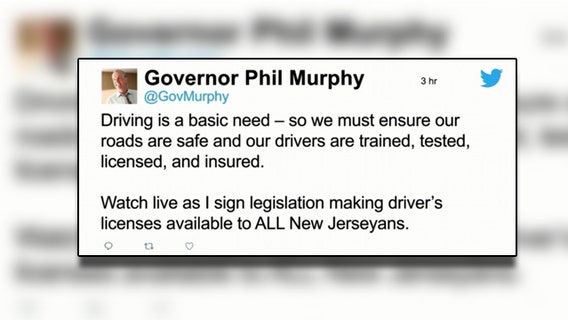 NJ enacts law allowing immigrants without documents to get license