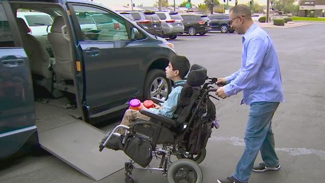 Chandler family receives wheelchair accessible van from nonprofit