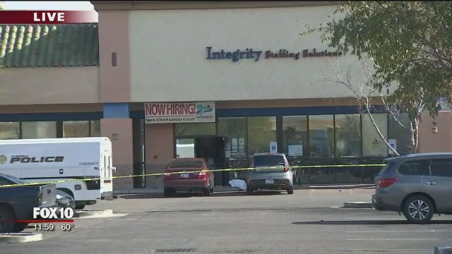 Woman describes harrowing experience in workplace shooting in Glendale that killed 50-year-old man