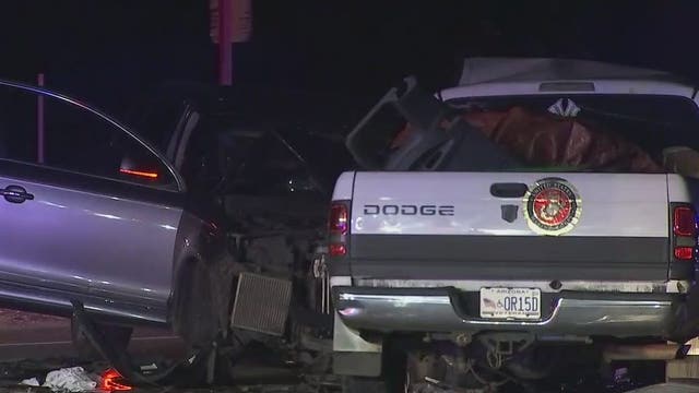 5 injured in 2-car crash in north Scottsdale