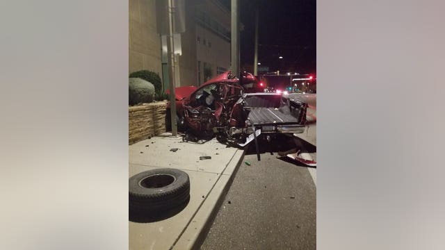 Tucson PD: Suspect attacks 63-year-old man, steals his car before crashing into utility pole