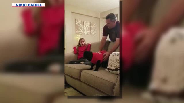 Girl adopted by West Valley family gets puppy as gift for Christmas