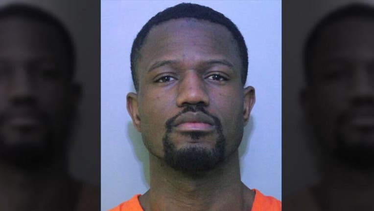 Evenaud Julmeus, 30, of Haines City, Fla., dropped off his son in front of a closed police department, according to an affidavit. (Haines City Police Department)