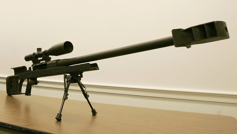 Barrett .50 caliber rifle file photo