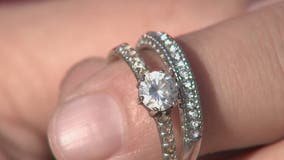 Authorities search for the owner of a wedding ring left on a Denny's bathroom counter