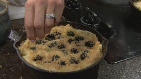 Cast iron skillet recipe: Chicken pot pie, blackberry ginger cobbler