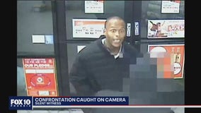 Confrontation caught on camera: Suspect punches victim at Circle K store